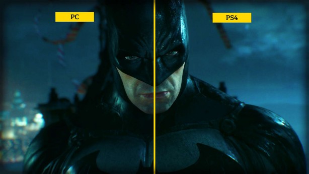 Porównanie grafiki PlayStation 4 i PC Źródło: GameSpot